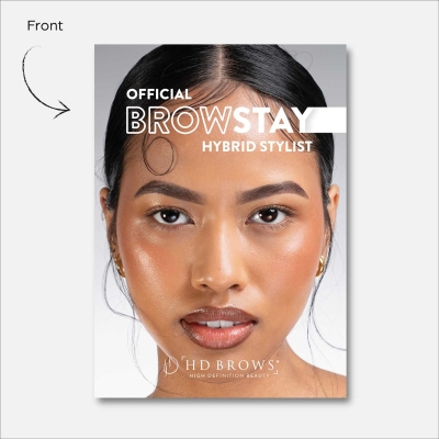 BrowStay Hybrid A4 Double-Sided Poster Back