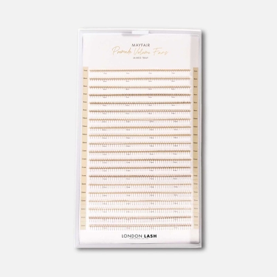 London Lash Premade 3D Lash Fans Mayfair 0.07mm Mix Tray Nouveau Beauty