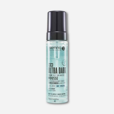 Sienna X Ultra Dark Clear Self Tan Water Mousse Nouveau Beauty