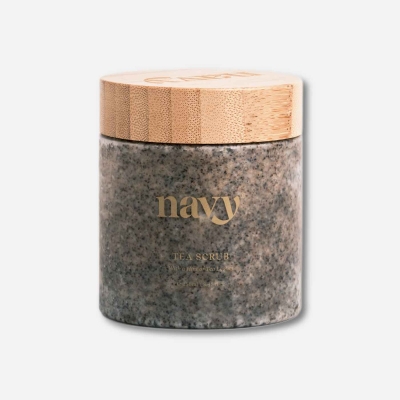 Navy Tea Scrub Nouveau Beauty