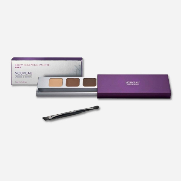 Nouveau Lashes Brow Sculpting Palette Dark Nouveau Beauty