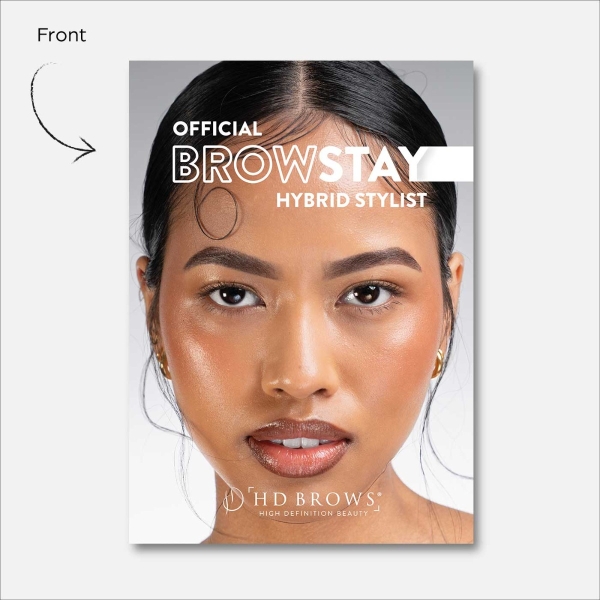 BrowStay Hybrid A4 Double-Sided Poster Back