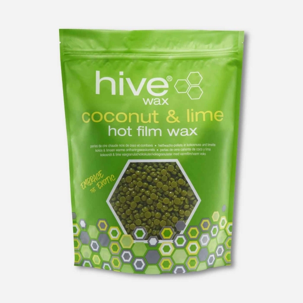 Hive Coconut & Lime Hot Film Wax Pellets Package Nouveau Beauty