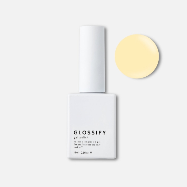 Glossify Lemon Gel Polish HEMA Free Nouveau Beauty