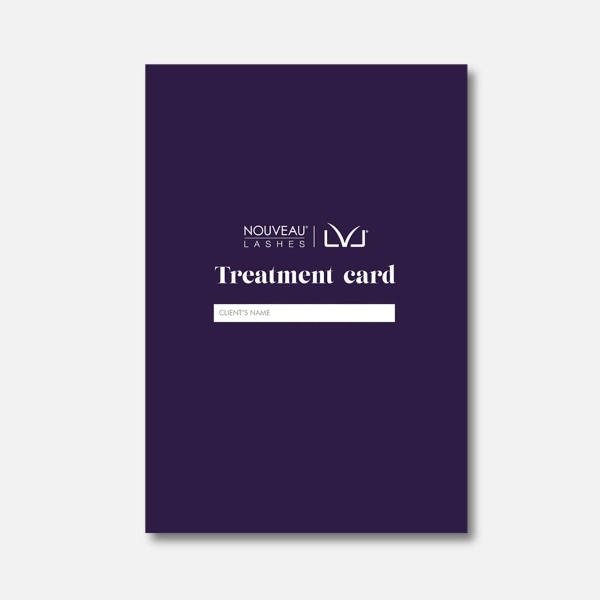 Nouveau Lashes LVL Treatment Card Nouveau Beauty