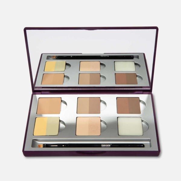 Nouveau Lashes Professional Brow Sculpting Palette Open Nouveu Beauty