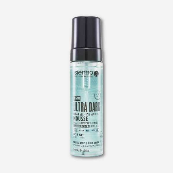 Sienna X Ultra Dark Clear Self Tan Water Mousse Nouveau Beauty