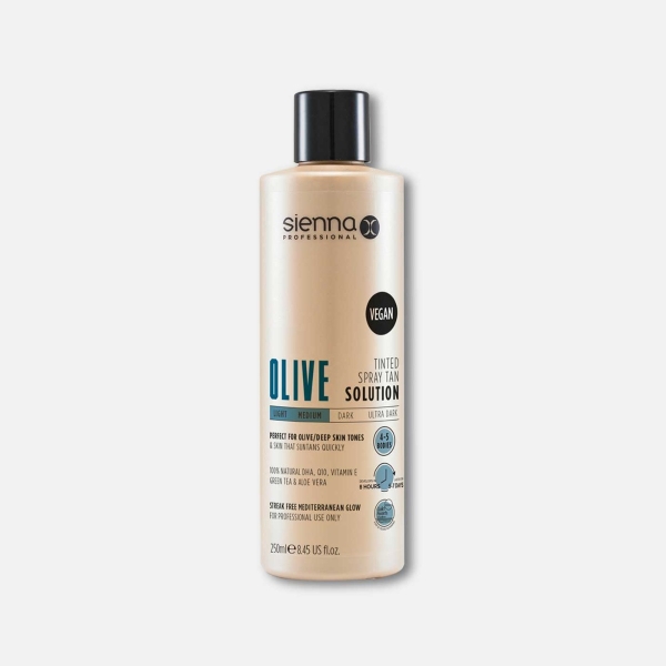 Sienna X Olive Tinted Spray Tan Solution Light to Medium Nouveau Beauty