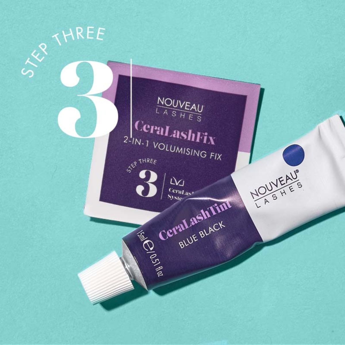 LVL CeraLashFix 2 in 1 Volumising Fix and CeraLashTint